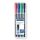 Staedtler Lumocolor 317 WP4 Permanent-Marker Schwarz, Blau, Grün, Rot 4 Stück(e)