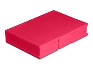 DELOCK Schutzbox für 3.5" HDD rot