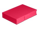 DELOCK Schutzbox für 3.5" HDD rot