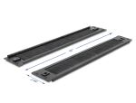 DELOCK 19" Kabelmanagement Bürstenleiste 2 HE schwarz