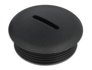 DELOCK Verschlussstopfen M32 x 1,5 schwarz 10 Stück