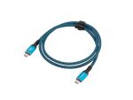 Lanberg CA-CMCM-44CU-0005-BK USB Kabel USB4 Gen 2x2 0,5 m USB C 40 Gbit/s 240 W Schwarz, Blau