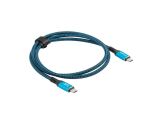 Lanberg CA-CMCM-44CU-0005-BK USB Kabel USB4 Gen 2x2 0,5 m USB C 40 Gbit/s 240 W Schwarz, Blau