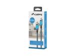 Lanberg CA-CMCM-44CU-0005-BK USB Kabel USB4 Gen 2x2 0,5 m USB C 40 Gbit/s 240 W Schwarz, Blau