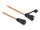 DeLOCK LWL Kabel LC Duplex zu LC Duplex mit Verschlusskappe Multimode OM2 IP68 staub- und wasserdicht 3 m