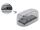 DeLOCK USB Type-C Dockingstation für 1 x SATA HDD / SSD transparent