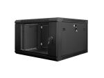 Lanberg WF01-6606-10B Rack 6U Wandmontiertes Regal Schwarz