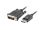 Lanberg CA-DPDV-10CU-0018-BK Videokabel-Adapter 1,8 m DisplayPort DVI-D Schwarz
