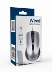 Gembird MUS-4B-01-BS Maus Büro Beidhändig USB Typ-A Optisch 1200 DPI