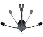 Logitech 981-000593 Kopfhörer & Headset Kabelgebunden Kopfband Büro/Callcenter Schwarz