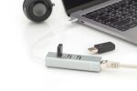 Digitus USB Typ-C™ 3-Port Hub + Fast Ethernet LAN-Adapter
