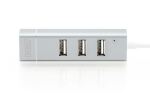 Digitus USB Typ-C™ 3-Port Hub + Fast Ethernet LAN-Adapter