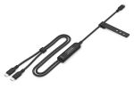 Digitus USB-C 2in1 Ladekabel, 140W, 1,8m