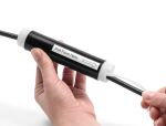 DELOCK Kaltschrumpfschlauch 25 mm x 130 mm 2 Stück schwarz