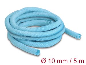 DeLOCK Gewebeschlauch selbstschließend hitzebeständig 5 m x 10 mm blau