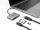 DeLOCK 91016 Kartenleser USB 3.2 Gen 2 (3.1 Gen 2) Type-C Grau