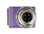 DELOCK M12 Adapter D-kodiert 4 Pin St zu RJ45 Bu gewinkelt