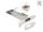 DeLOCK Wechselrahmen PCI Express Karte für 1 x M.2 NVMe SSD - Low Profile Formfaktor