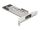 DeLOCK Wechselrahmen PCI Express Karte für 1 x M.2 NVMe SSD - Low Profile Formfaktor