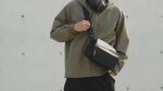 Inateck FB02001 Polyester Schwarz Unisex Schultertasche