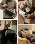 Inateck FB02001 Polyester Schwarz Unisex Schultertasche