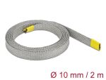 DELOCK Geflechtschlauch zur EMV Abschirmung dehnbar 2mx10mm