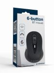 Gembird MUSWB-6B-01 Maus Büro rechts Bluetooth Optisch 1600 DPI