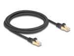 DeLOCK RJ45 Netzwerkkabel mit Geflechtmantel Cat.6A S/FTP...