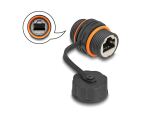 DeLOCK Kabelverbinder RJ45 Buchse zu RJ45 Buchse Cat.6A...