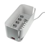 RealPower PowerBox 522 Verlängerungskabel 1,5 m 5 AC-Ausgänge Drinnen Weiß