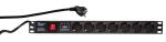 LogiLink PDU7C01 Spannungsschutz Schwarz 7...