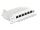 DELOCK 19" Patchpanel 24-Port Cat6A geschirmt grau