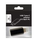 Gembird A-USB-CF8PM-01 Kabeladapter USB type-C 8-pin Schwarz