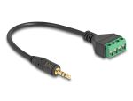 DELOCK Klinkenstecker 3,5mm 4Pin <Terminalblock...