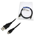 LogiLink 1.8m USB/microUSB USB Kabel USB 2.0 1,8 m USB A Micro-USB B 0,48 Gbit/s Schwarz