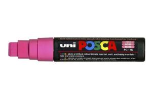 POSCA uni PC-17K Marker 1 Stück(e) Meißel Pink