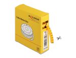 DELOCK Kabelmarker Box, Nr: 0, gelb, 500 Stück