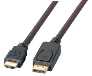EFB Elektronik K5561SW.1V2 Videokabel-Adapter 1 m DisplayPort HDMI Schwarz