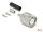 DeLOCK TNC Stecker zum Crimpen RG-174 / RG-316 mit passendem Schrumpfschlauch