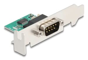 DeLOCK 90892 Serieller Konverter/Repeater/Isolator USB 2.0 RS-232 Grün, Edelstahl