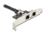 DELOCK Mini PCIe I/O PCIe full size 2 x RJ45 Gigabit LAN