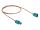 DELOCK Antennenkabel FAKRA Z Stecker FAKRA Bu RG-316 0,5