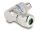 DeLOCK M12 Steckverbinder A-kodiert 3 Pin Stecker zur Montage mit Schraubanschluss 90° gewinkelt Metall