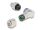 DeLOCK M12 Steckverbinder A-kodiert 3 Pin Stecker zur Montage mit Schraubanschluss 90° gewinkelt Metall