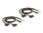 DeLOCK PCI Express 4.0 x16 Karte zu 4 x SFF-8639 NVMe - Bifurcation - Low Profile Formfaktor