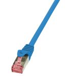 LogiLink 0.5m Cat.6 S/FTP Netzwerkkabel Blau 0,5 m Cat6...