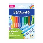 Pelikan 822299 Filzstift Schwarz, Blau, Braun, Grün,...