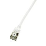LogiLink CQ9021S Netzwerkkabel Weiß 0,5 m Cat6a...