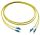 Alcasa LW-910LC InfiniBand/Glasfaserkabel 10 m 2x LC Gelb