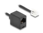 DELOCK Telefonkabel/Spiralkabel RJ11 St. zu RJ45 Bu. 3m